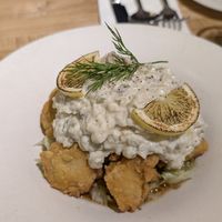 Chicken tartare at Monk's Butcher - Dosan in Seoul