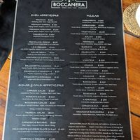 Menu at Boccanera Pizzería y Cervecería in Tulum