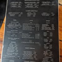 Menu at Boccanera Pizzería y Cervecería in Tulum