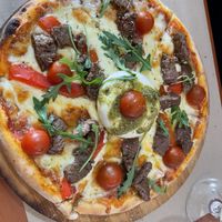 Pizza al horno de leña  at Bella Ciao in Ourense