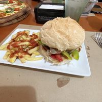 Burger veggie  at Bella Ciao in Ourense