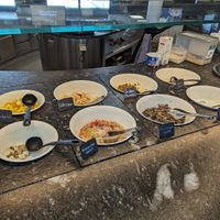 Asian salad and tofu at SB-Restaurant in der Galzig Bergstation in St Anton Am Arlberg