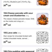 Some sweets  at La Bottega Beer & Grill in Arad