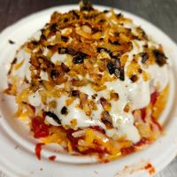 Delicious pizza roll #Veganuary at Cinnaholic in Ankeny