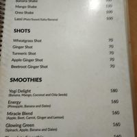  at Wheatgrass Cafe in Rishikesh