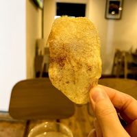 Homemade potato chips are huge! at Vertigo in Yerevan