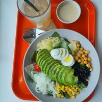 Avocado Salad with Kombucha at Salad Basket - 샐러드 바구니 in Busan