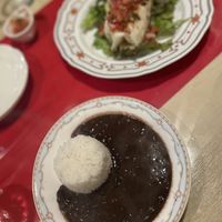 Cuban black bean soup at Shango in Tokyo