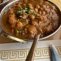 Chana Masala- chickpea curry at Amar India Restaurant in Zanesville