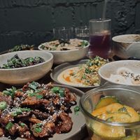 Vegan sharing plates   at Kōnā  in Mainz