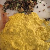 Tofu “scramble” 🤮  at LHR - The Curator - T3 in West London