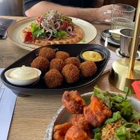 Vegan bitterballen  at Grand Café Restaurant de Troubadour in Hardenberg