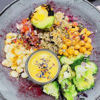 Quinoa salad  at Disidente Restaurante Vegetariano in Valencia