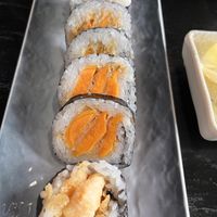 Sweet potato tempura roll  at Haru Sushi Izakaya in Fort Wayne