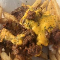 Chili cheeze fries  at More Vegan Cafe in Columbia