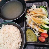 Delicious 😋 Vgn. Steam Chixken Rice. at Kale by KangSu - Midpoint Orchard - 康素 in Central Singapore