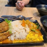 Curry "chicken" cutlet rice at Kale by KangSu - Midpoint Orchard - 康素 in Central Singapore