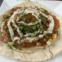 Breakfast Sabih  at Our Daily Bread Cafe in Chatham