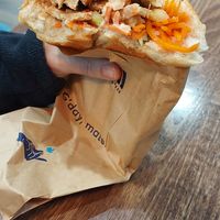 Inside the bahn mi at Bami Warrnambool in Warrnambool