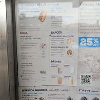 Menu at Bami Warrnambool in Warrnambool