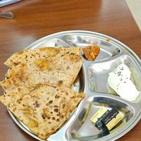 Parathas at Auntie's Chai Khana in East London