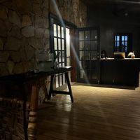 Restaurant Entry area  at Ahari in Roatan