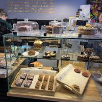 Cakes with many vegan options  at Bob's Your Uncle in South East London