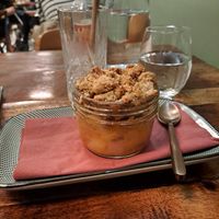 Fruit crumble at Les Tontons Veg - Paradis in Paris