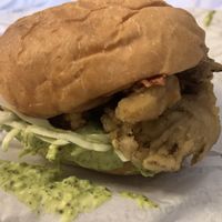 Special of the day burger   at Les Tontons Veg - Paradis in Paris