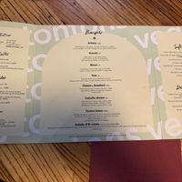 Menu, June 2025 (all in French) at Les Tontons Veg - Paradis in Paris