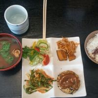 lunch set at Kinatei 喜菜亭 in Nara