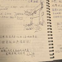 There is a notebook given at the end for feedback at Kinatei 喜菜亭 in Nara