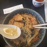 Delicious veggie ramen at Kinatei 喜菜亭 in Nara