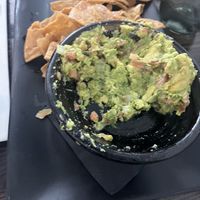 Guacamole with fresh made tortilla chips  at Consuelo in Gainesville