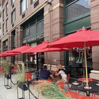 Al fresco dining   at Emmy Squared Pizza in New York City
