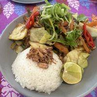 Tofu Chop Suey  at Yes Lah in Manchester