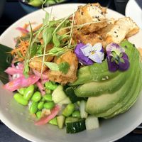 Tofu poke bowl. Tofu was delicious   at Zumuku Sushi  in Manchester