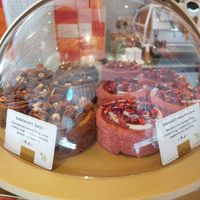 The vegan options at Donutelier - Charing Cross Road in London