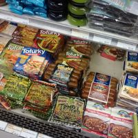 Vegan meats at Riverside Grocery in Whitehorse