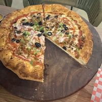   at Marcello's Plant Based Pizza in Cabo San Lucas