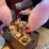 So many desserts!  at Charlie & the Chocolate Factory Afternoon Tea in London