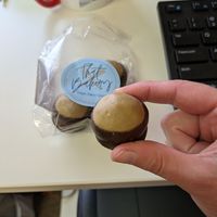 Sun butter buckeye at That Bakery in Columbus