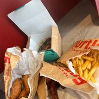 Plantain, dumplings and French fries  at Turtle Bay - Blackpool in Blackpool