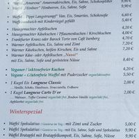 Karte at Café im See - Cafe in The Lake in Bad Arolsen