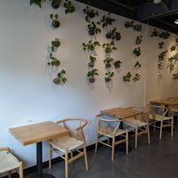 seating at Tiki Tea in Portland