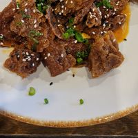 Orange Chicken at Vegan Ramen Mei - Del Valle in Mexico City