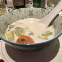 Thom Kha soup  at Thai Pink Elephant in Utrecht