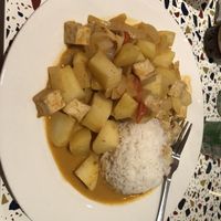 massaman curry  at Thai Pink Elephant in Utrecht