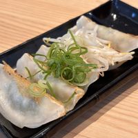 Vegan gyoza  at Hiroshima Ramen Momiji Miyajima-guchi Shop - 広島ラーメン 椛 宮島口本店 in Hatsukaichi