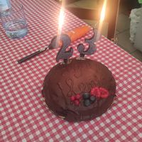 Torta vegana con ripieno ai frutti di bosco at La Torteria Biella in Biella